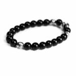 Chrome Hearts Onyx Bead Bracelet