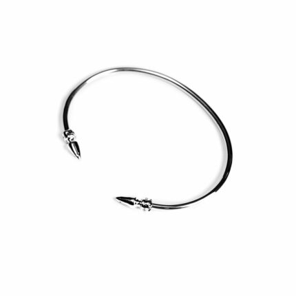 Chrome Hearts Skinny Spike Cuff BraceletChrome