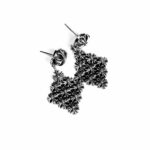 Chrome Hearts Chain Mail Plus Earrings