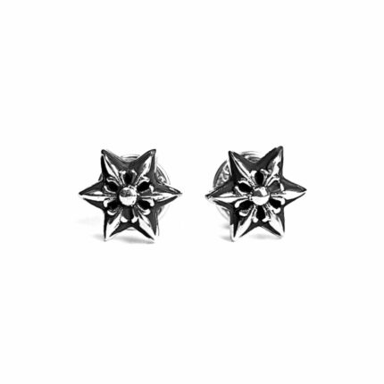 Chrome Hearts Cut Out Star Earrings